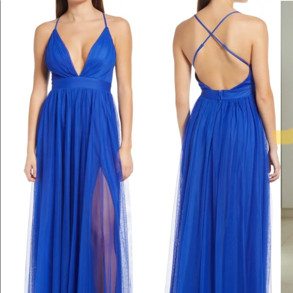 Sultry and beautiful plunge neckline dress